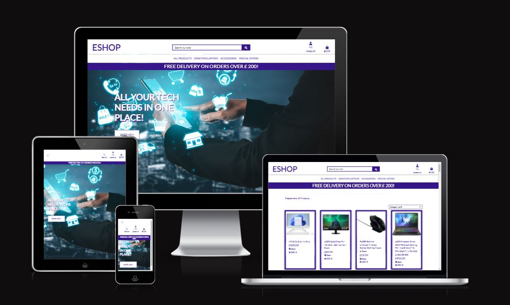 Eshop responsiveness